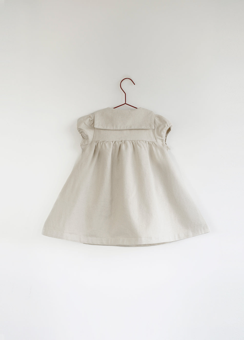 Almond Sailor Short Sleeve Dress