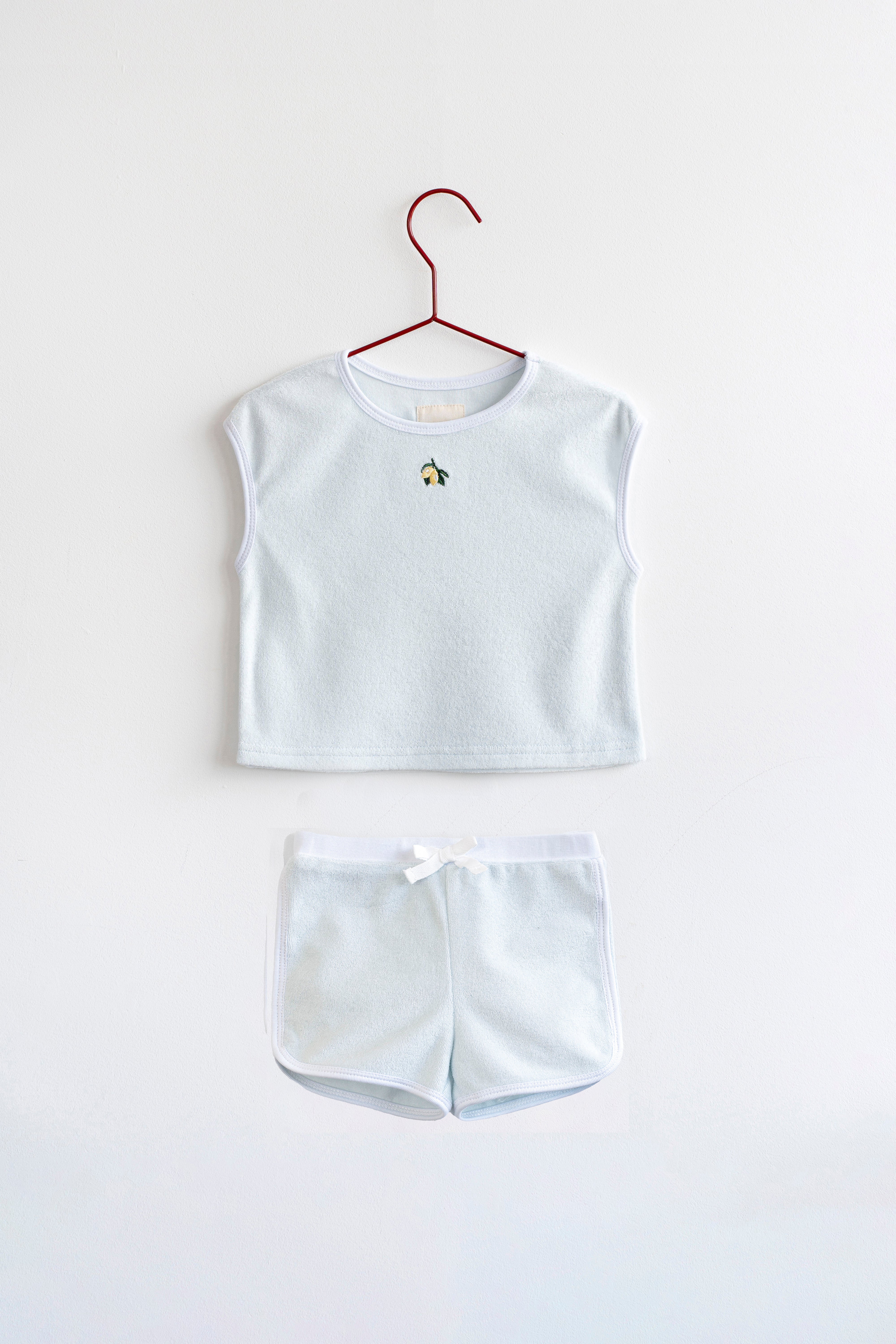 Blue Terry Lemon Track Set