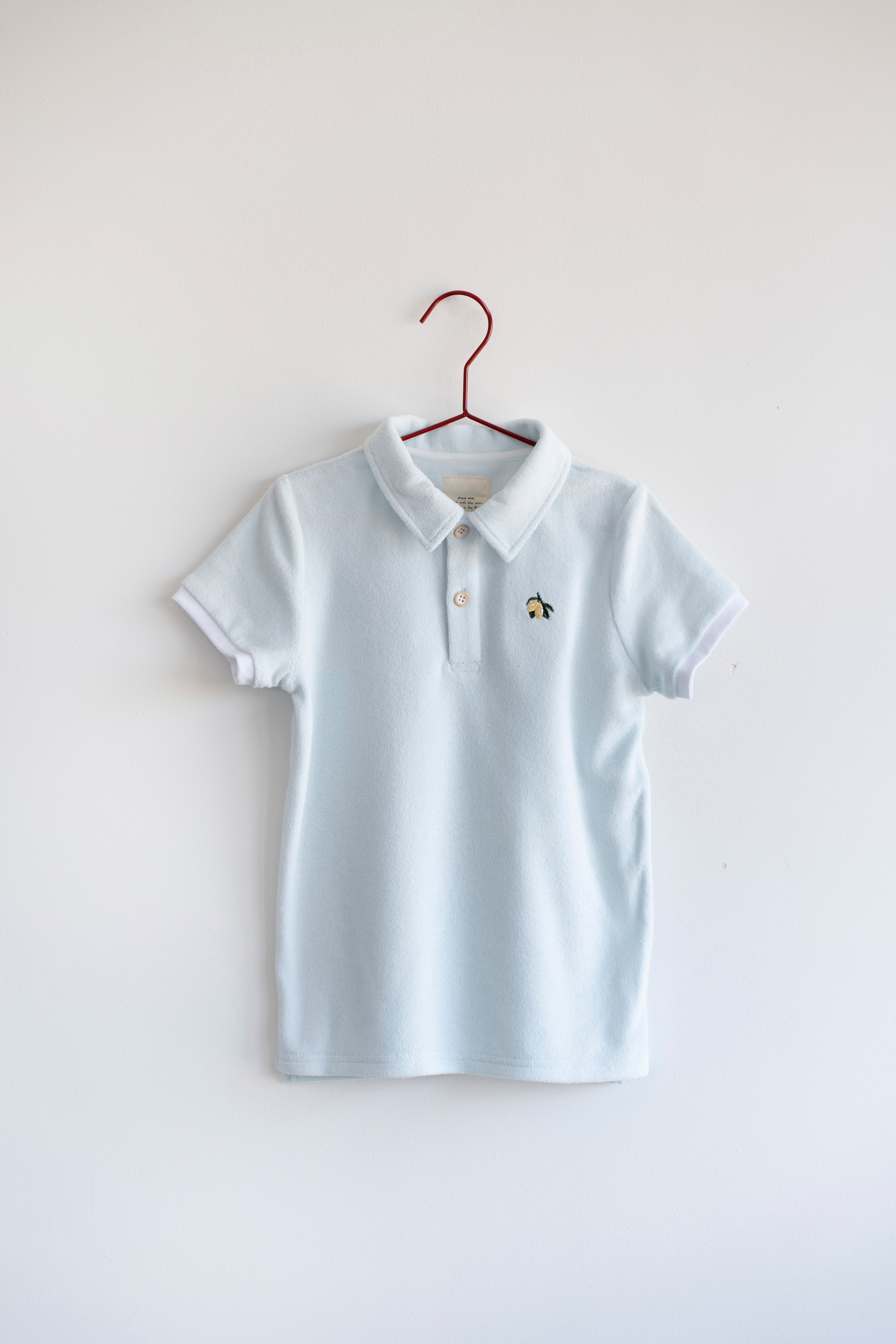 Blue Terry Polo