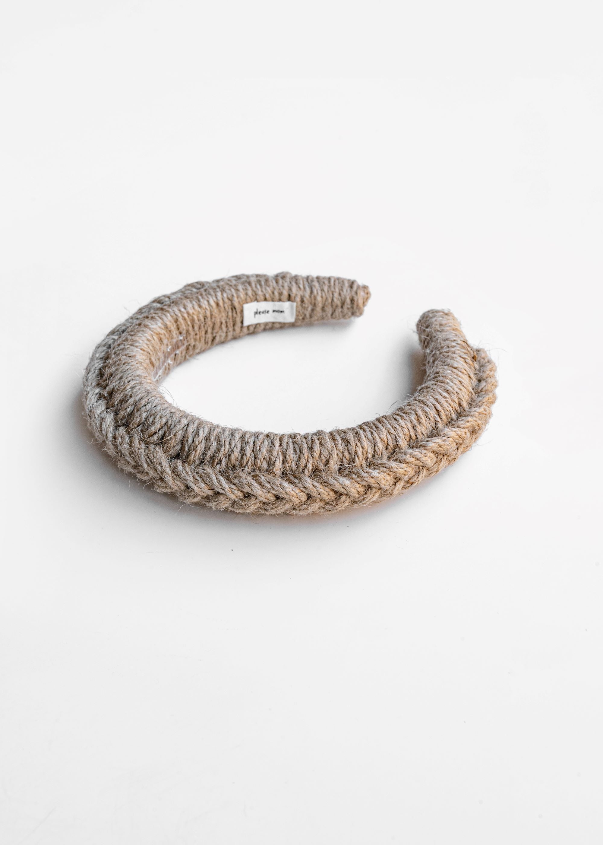 Rope Headband- Wheat