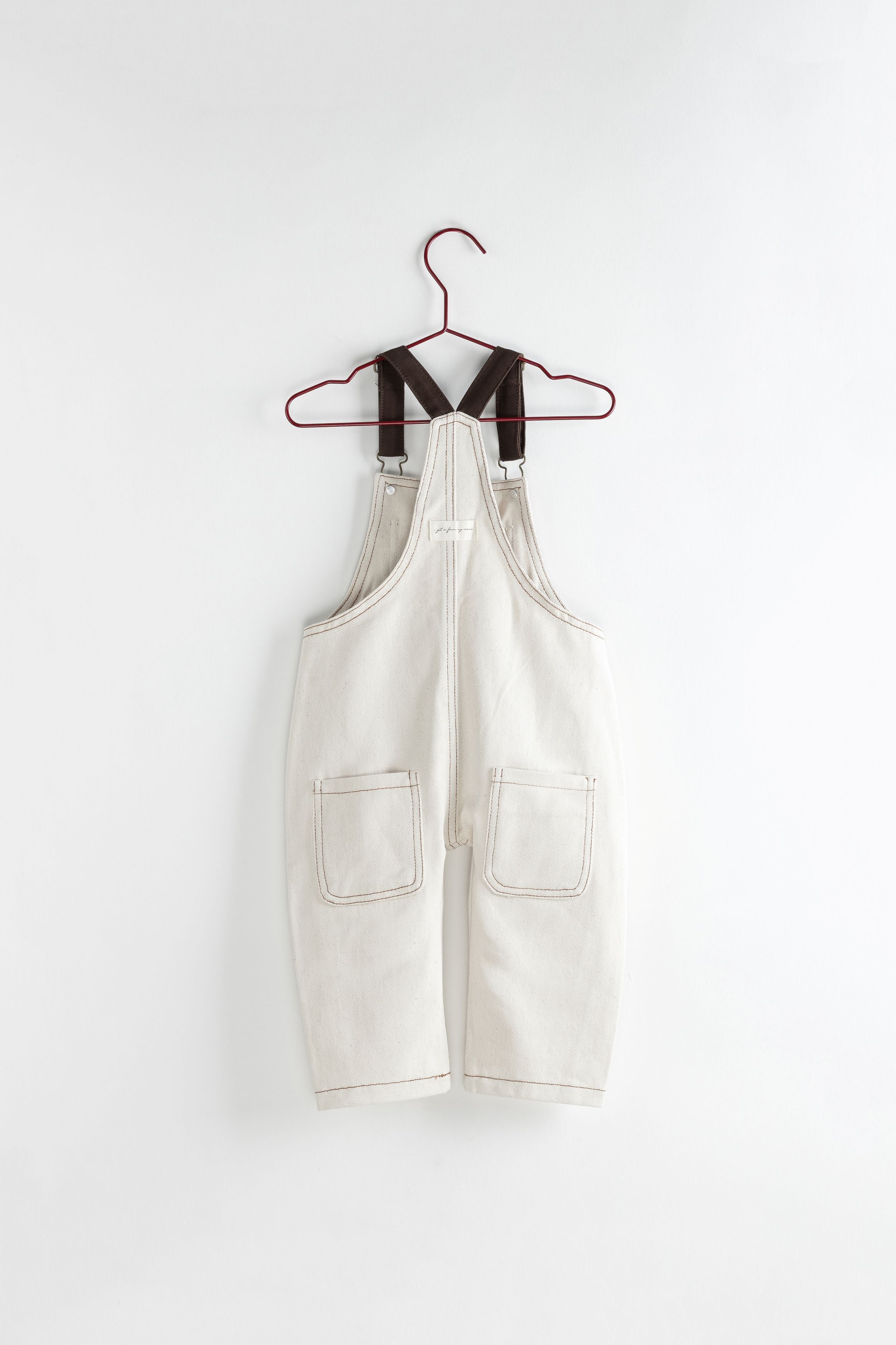 Flecked Barrel Overalls back