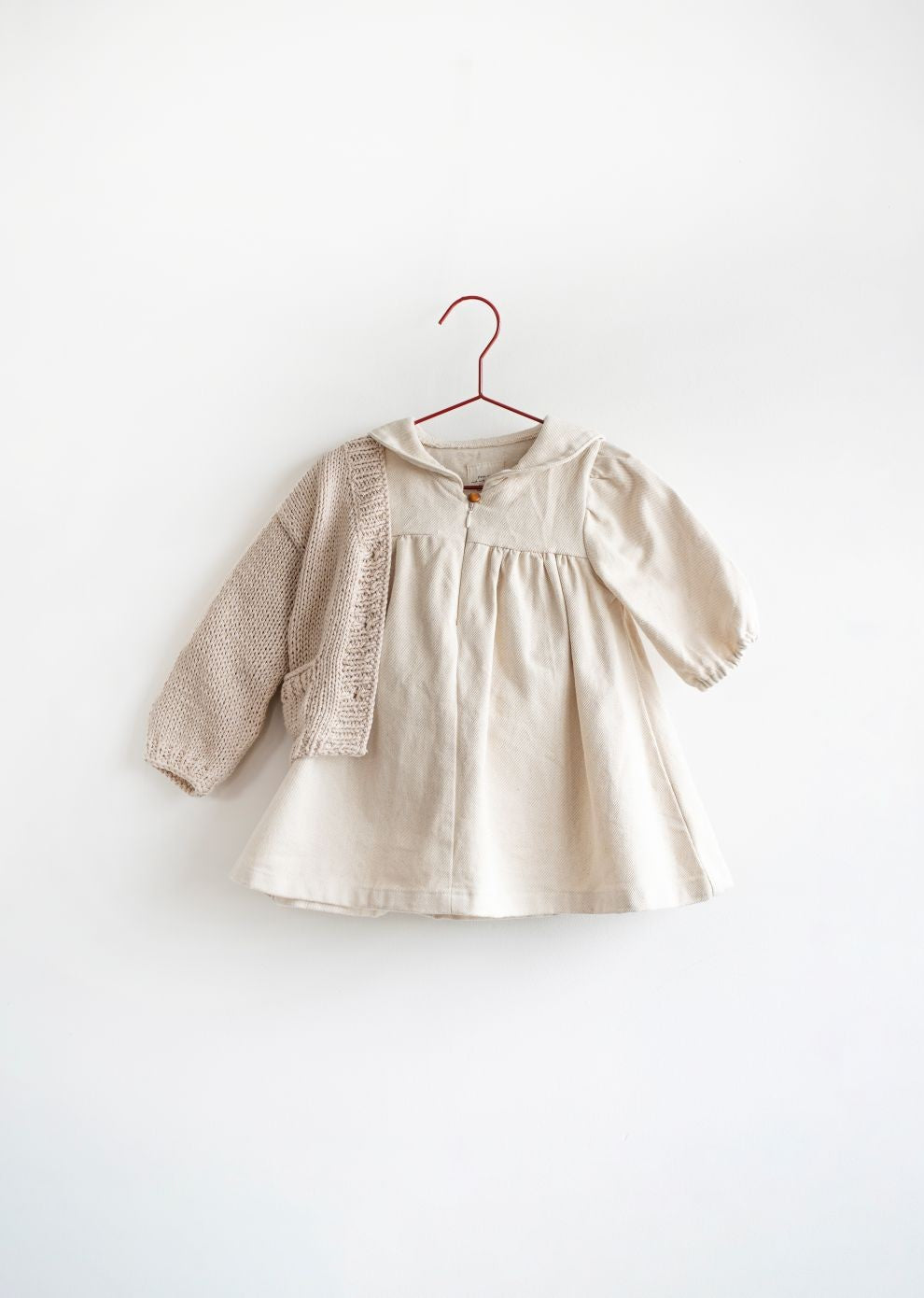 Almond Sailor Dress Long Sleeve