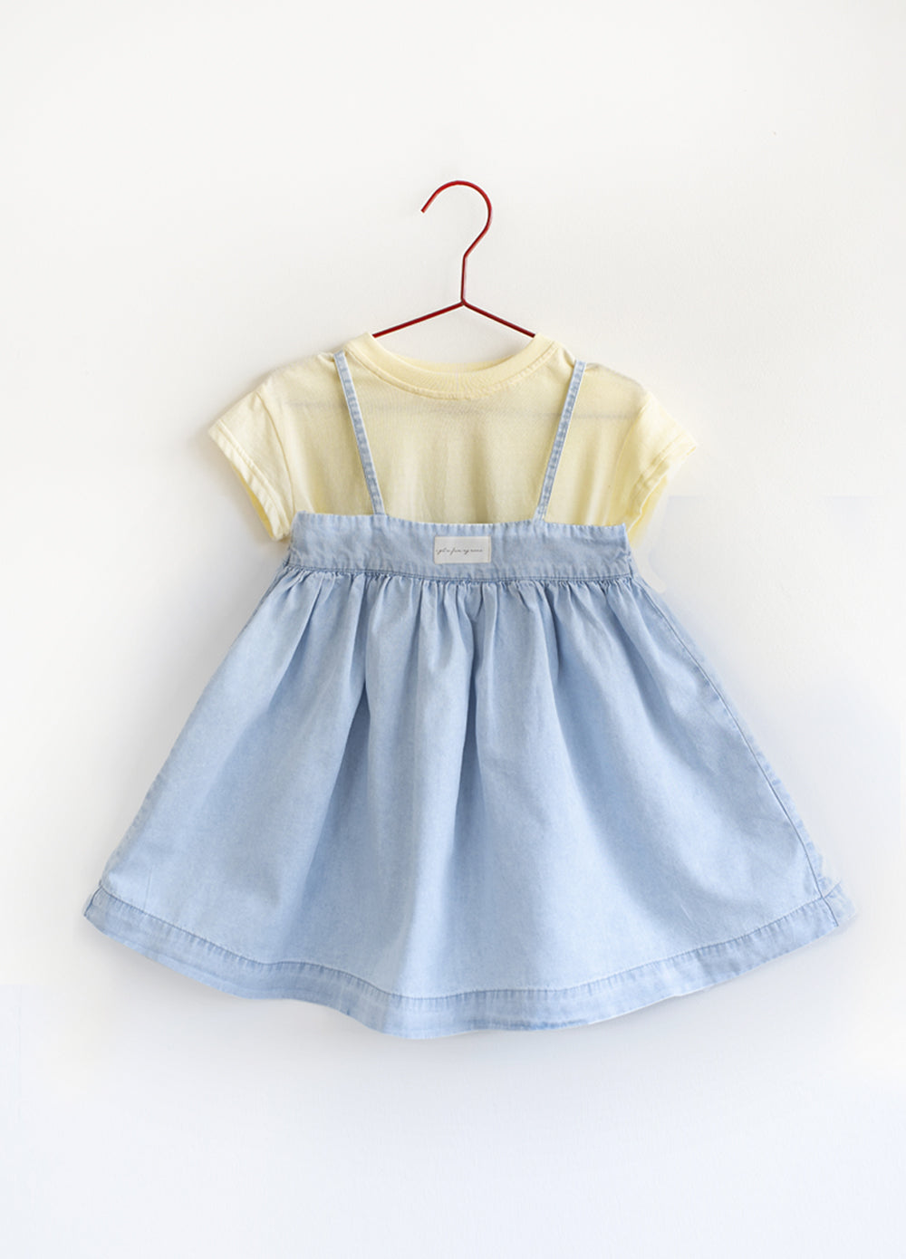 Lightweight Denim Strap Dress