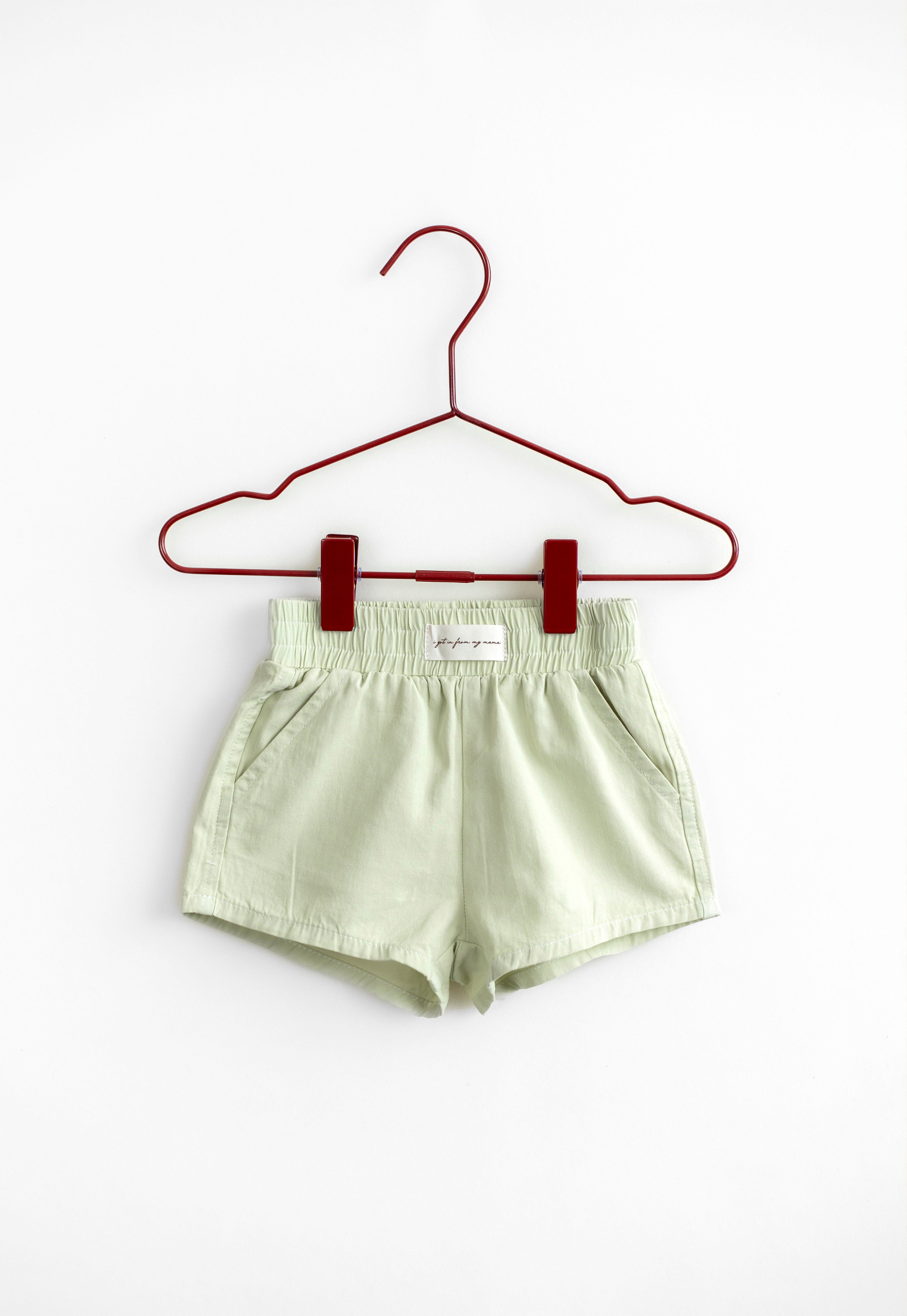 Mint Denim Shorts