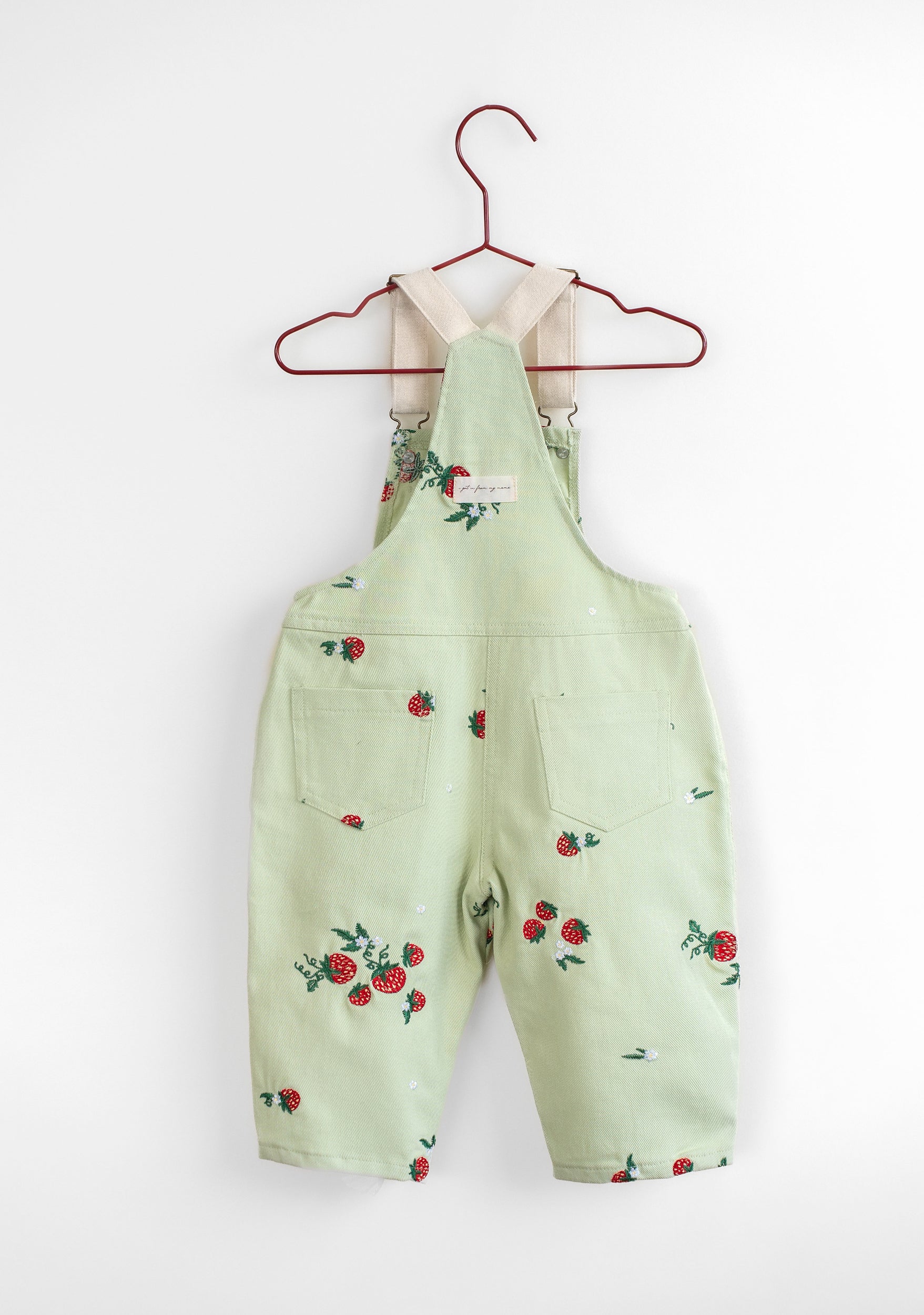 Strawberry Mint Overalls