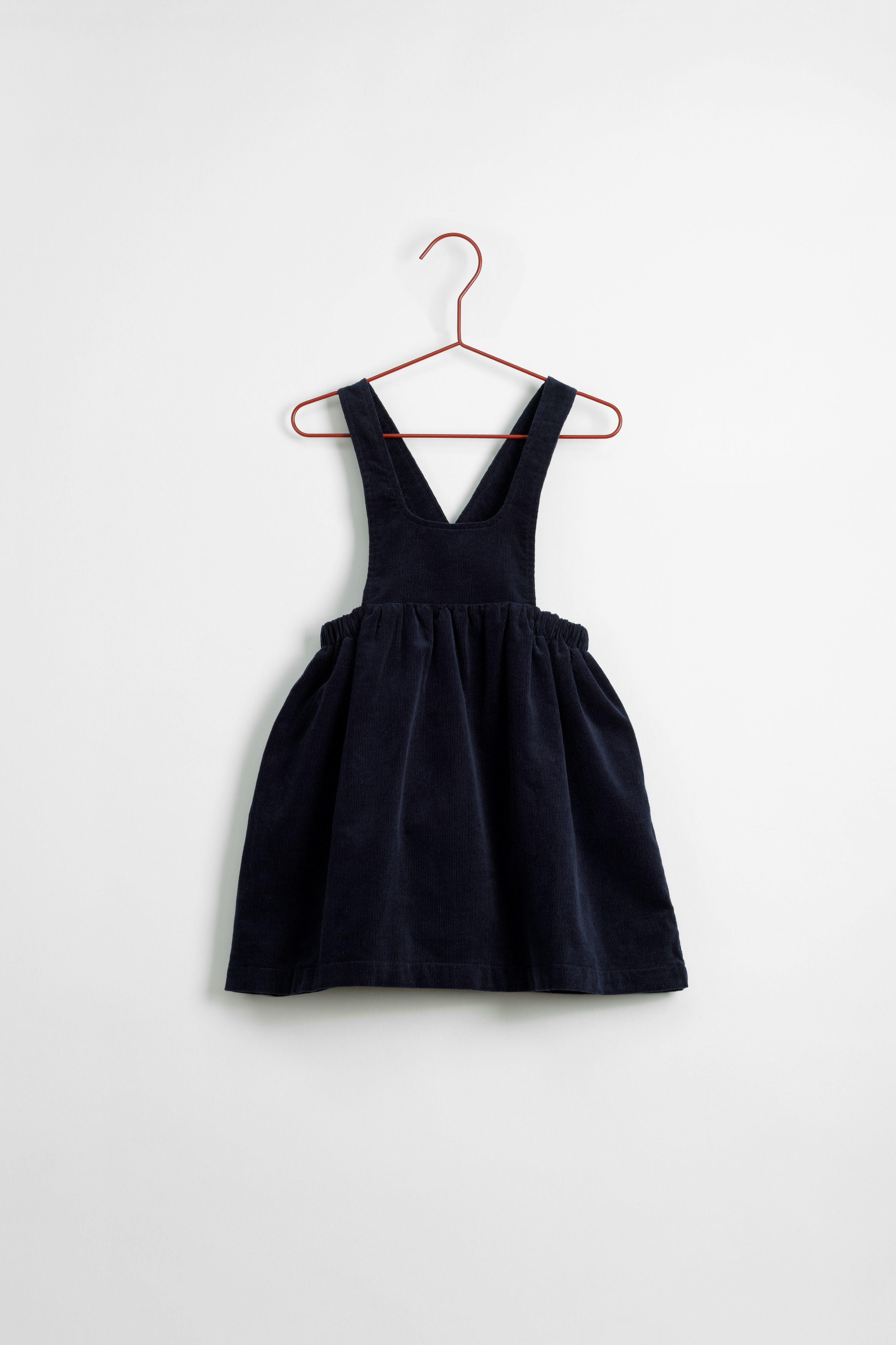Navy Corduroy Dress
