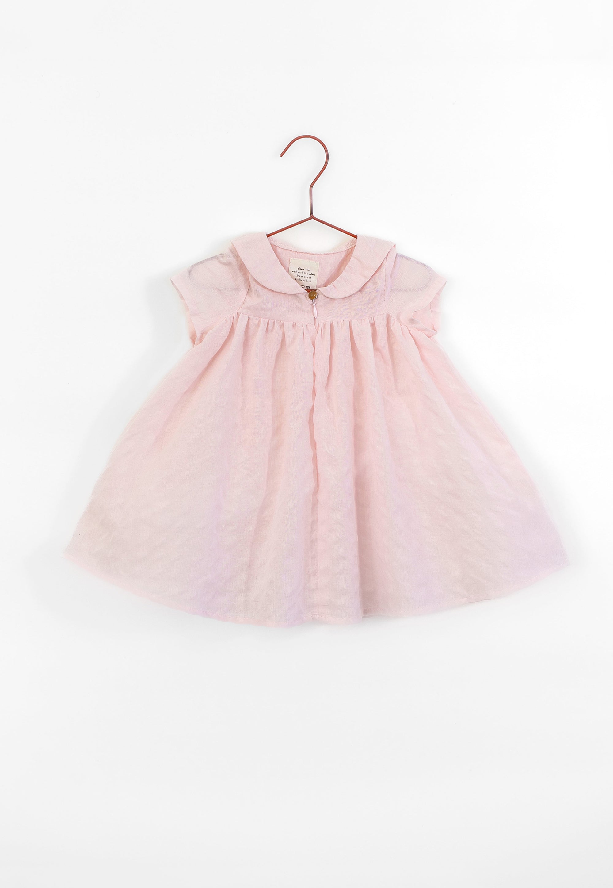 Pink Seersucker Dress