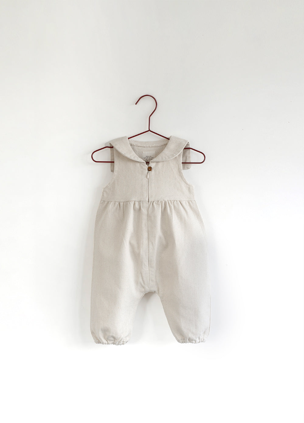 Almond Sleeveless Romper