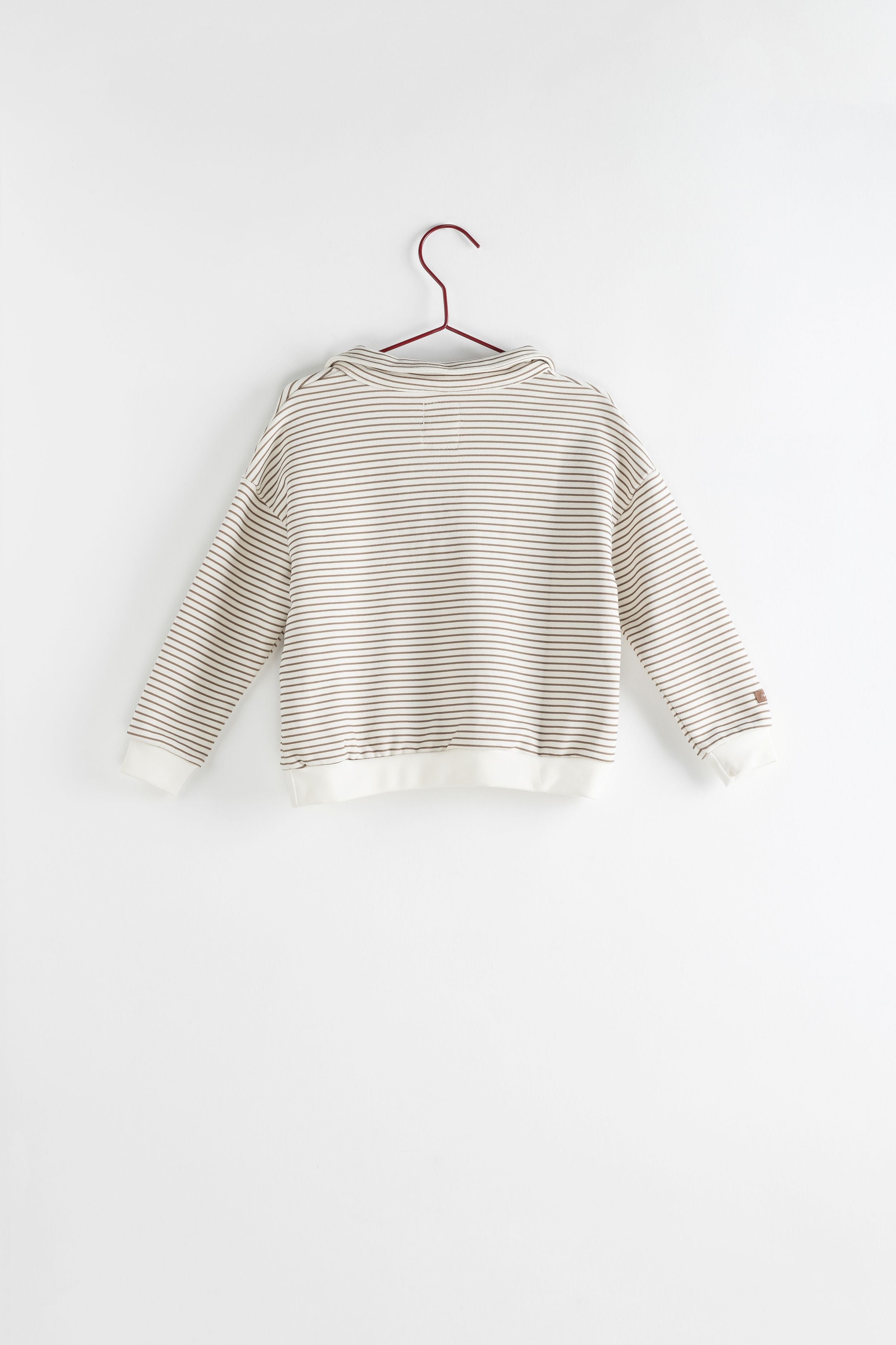 Stripe Half Zip