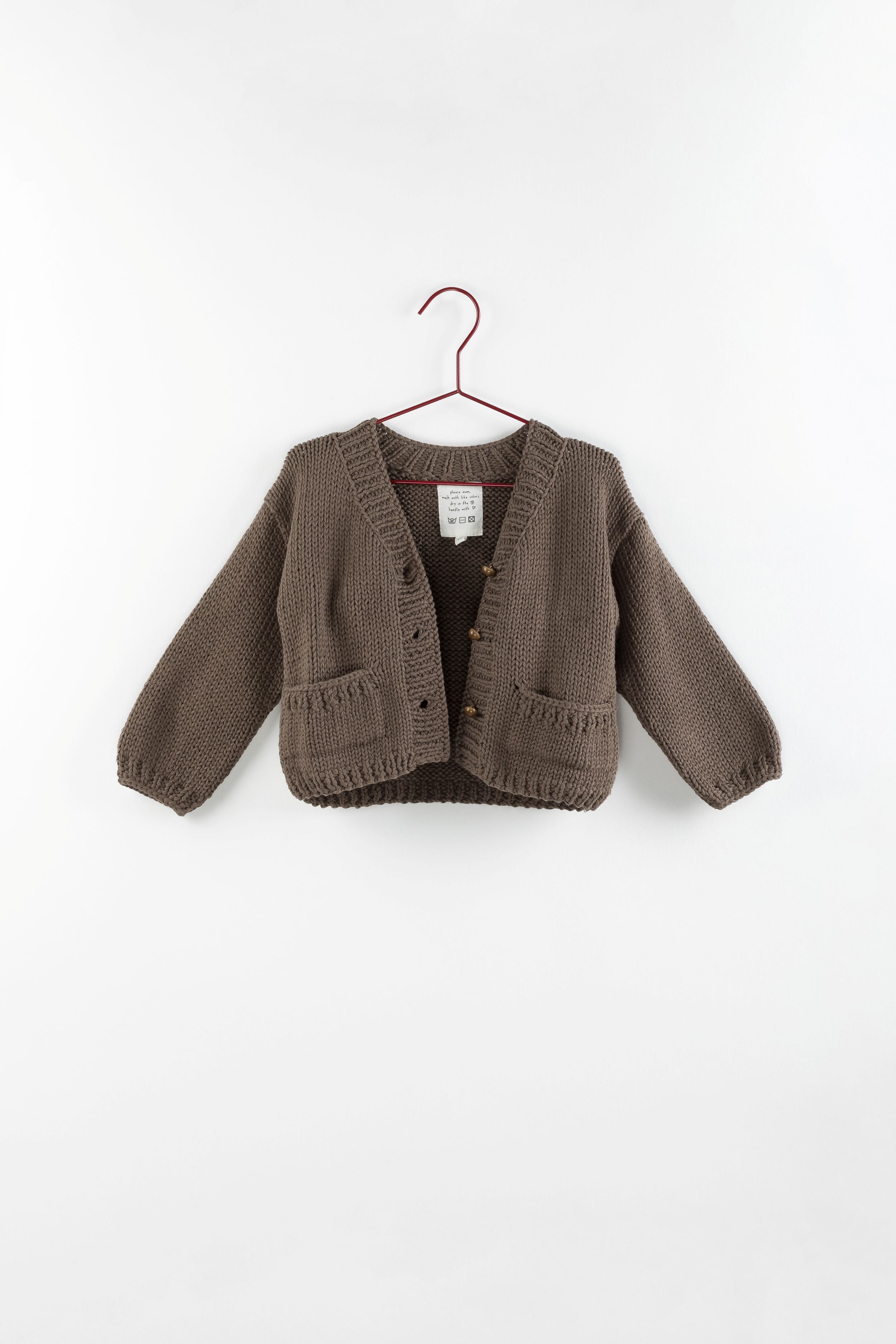Taupe Knit Cardigan