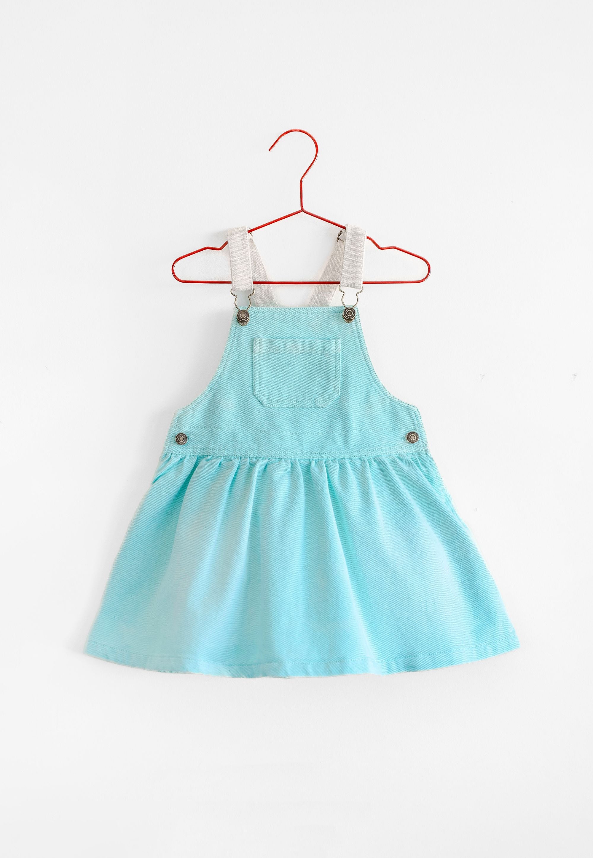 Turquoise Denim Dress