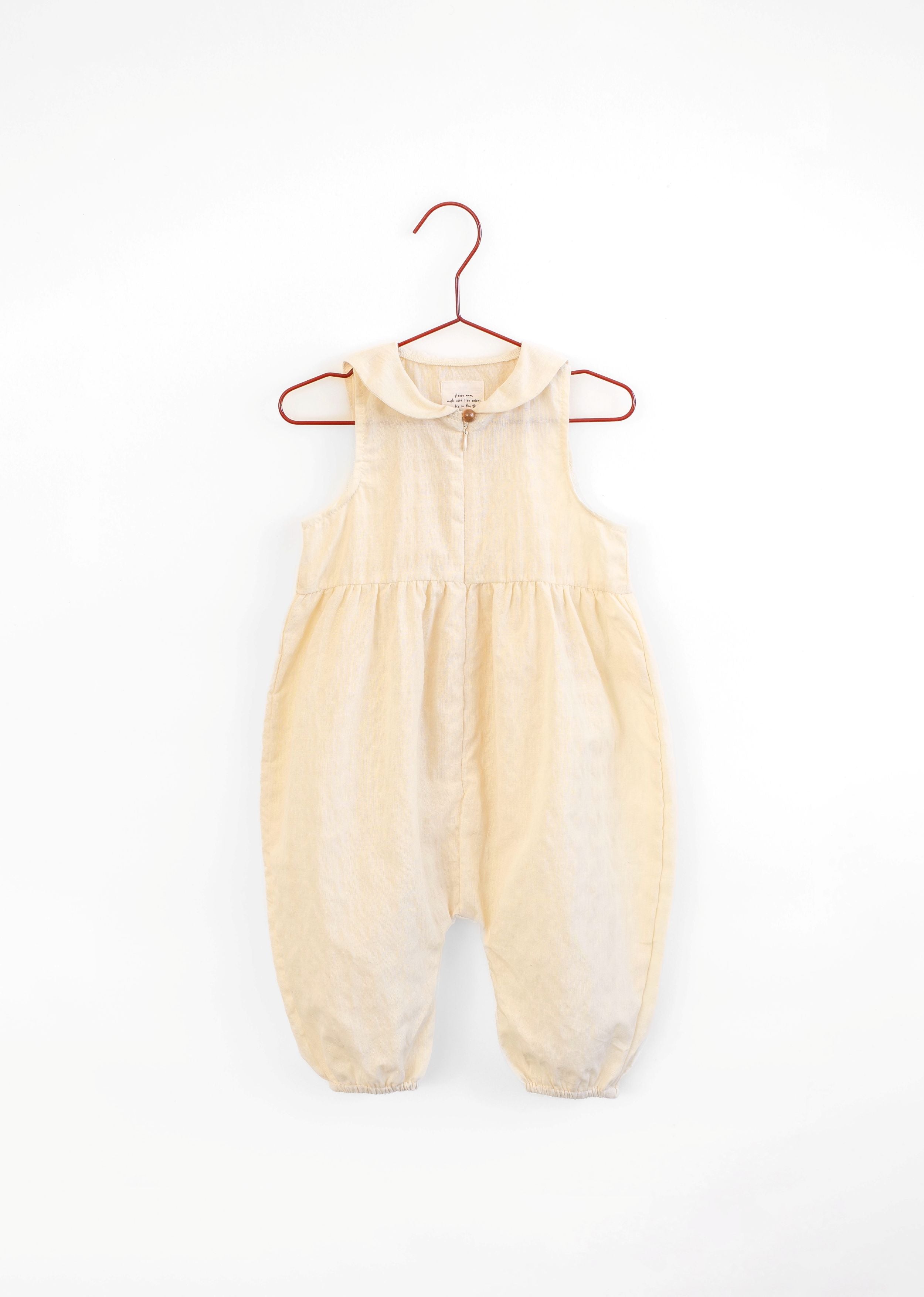Vanilla Seersucker Romper