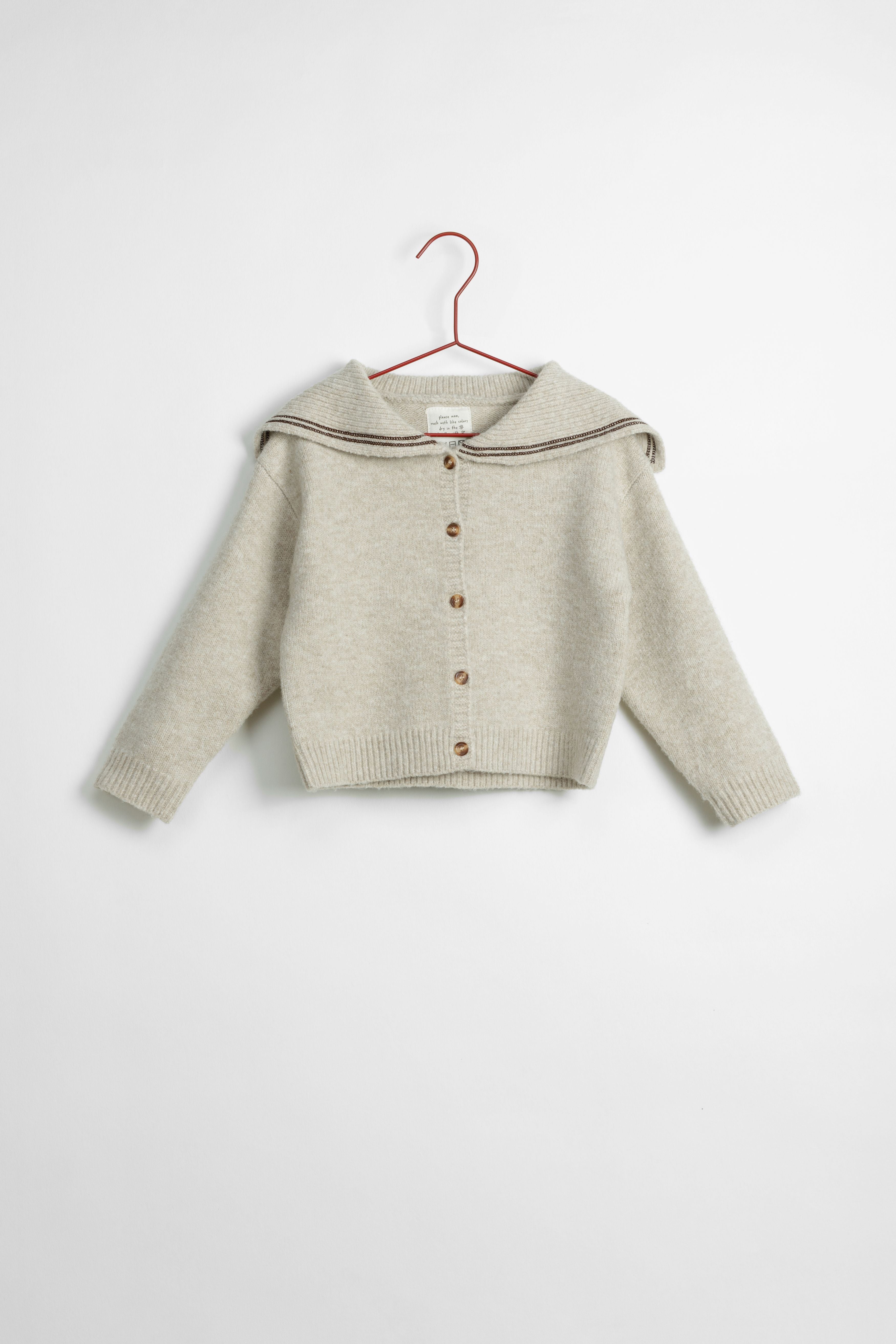 Wheat Sailor Cardigan - SPECIAL ORDER