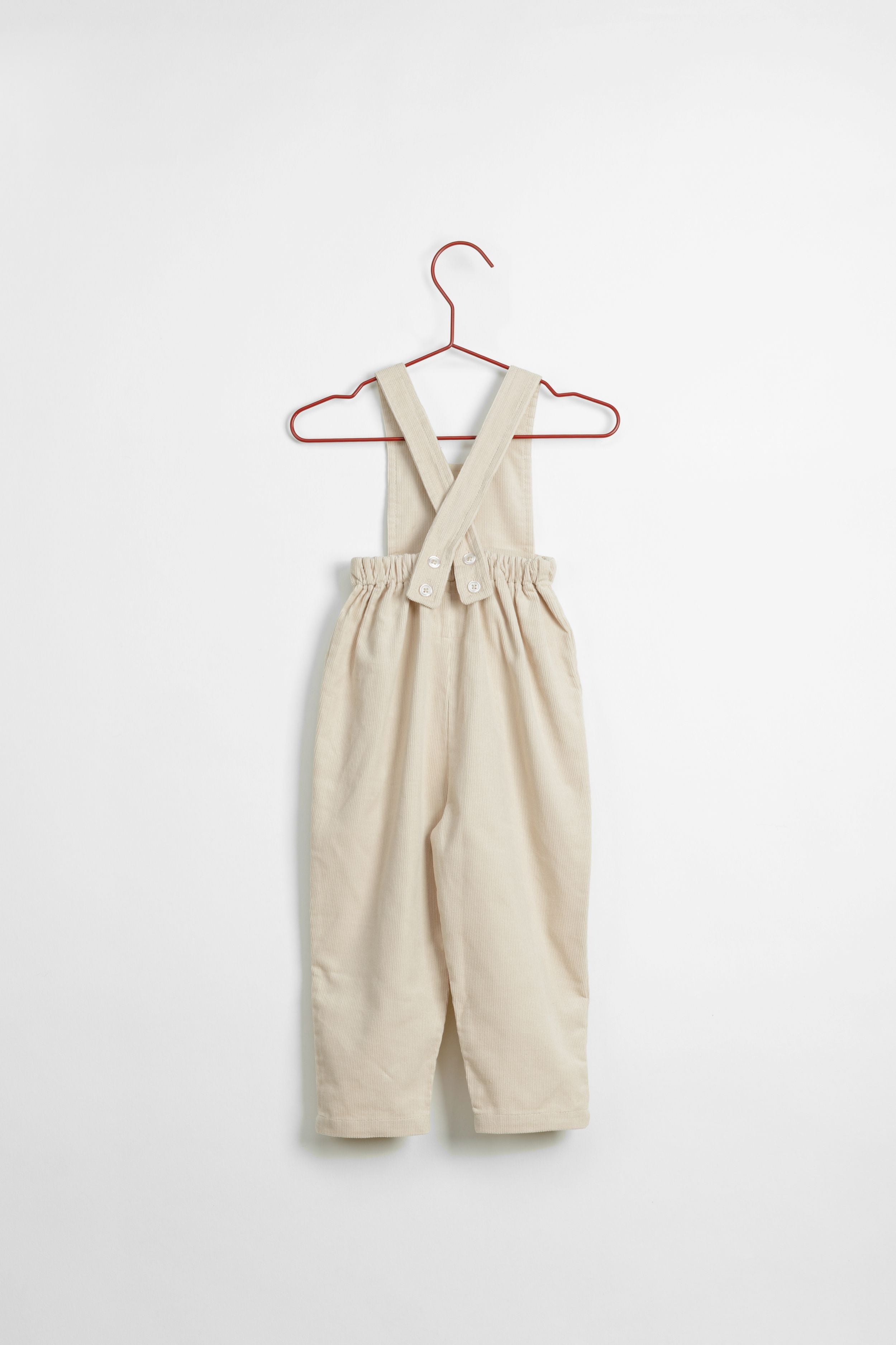 Wheat Corduroy Overalls