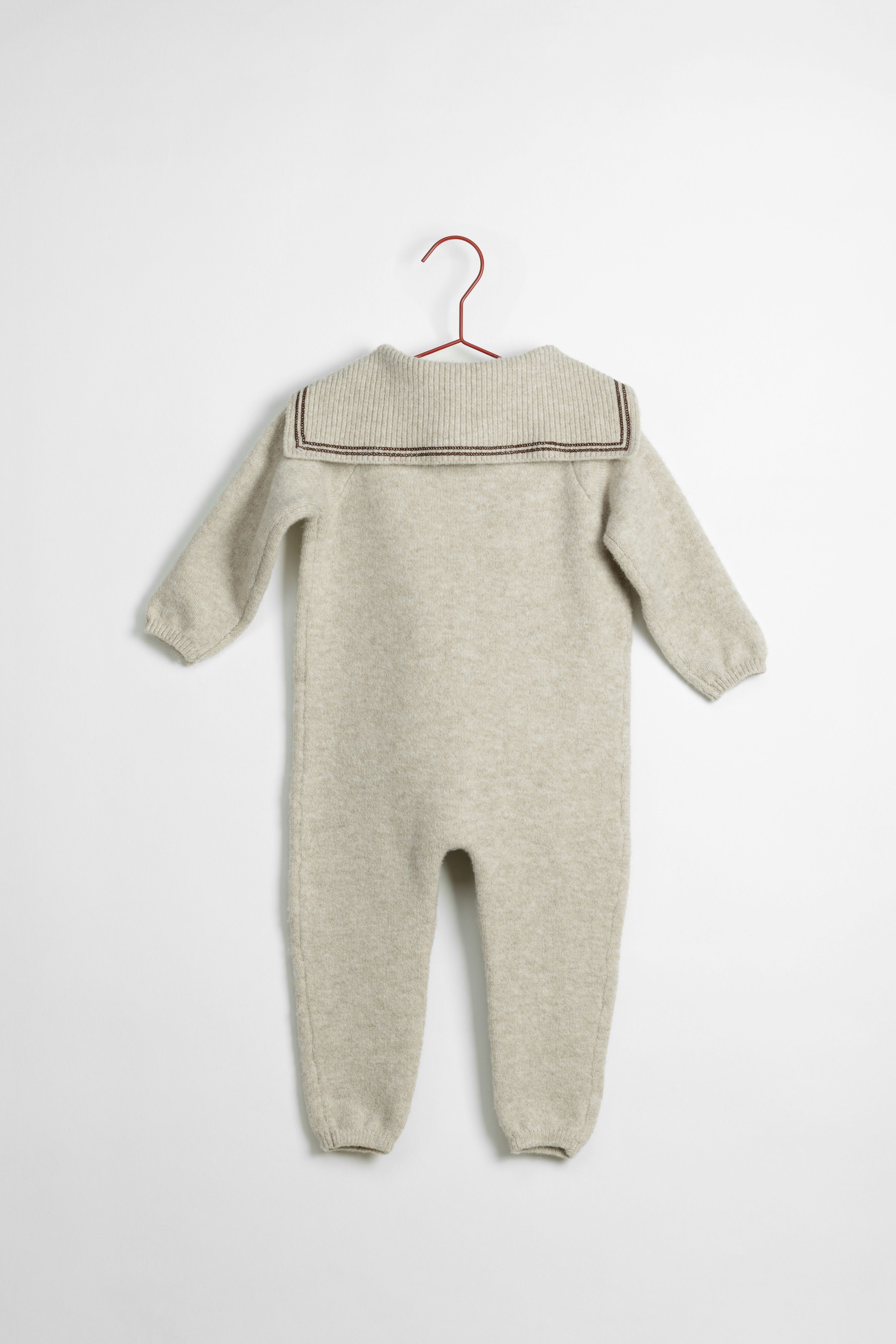 Wheat Sailor Romper