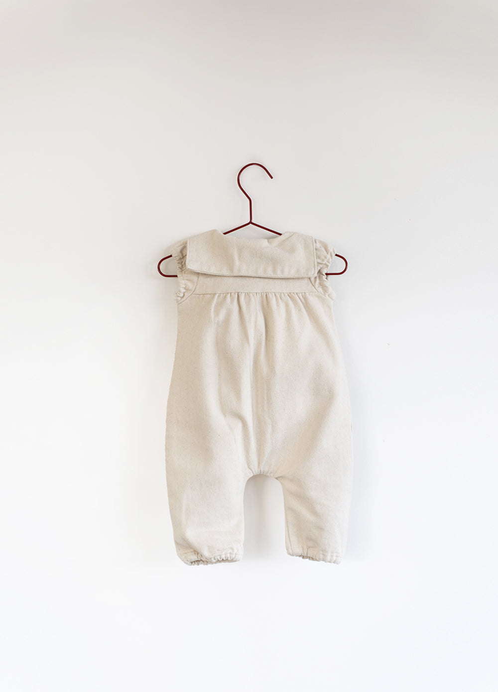 Almond  Sailor Short Sleeve Romper