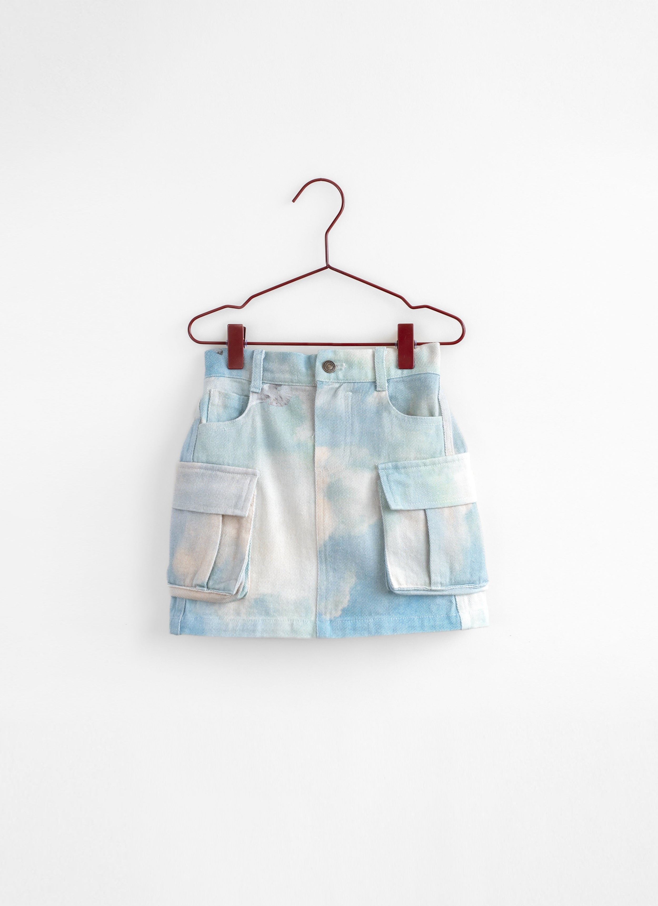 Bird Denim Cargo Skirt