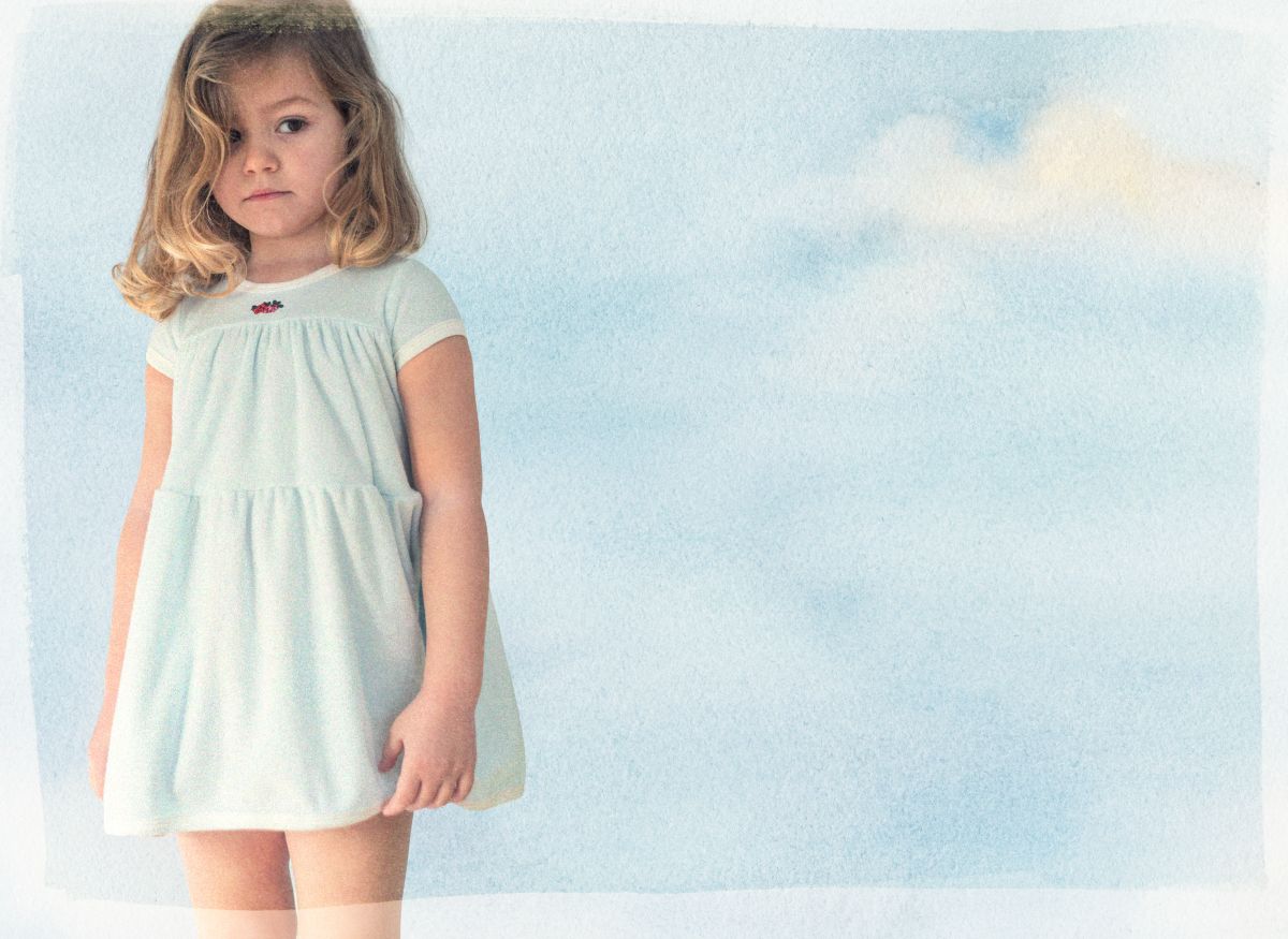 Blue Terry Dress