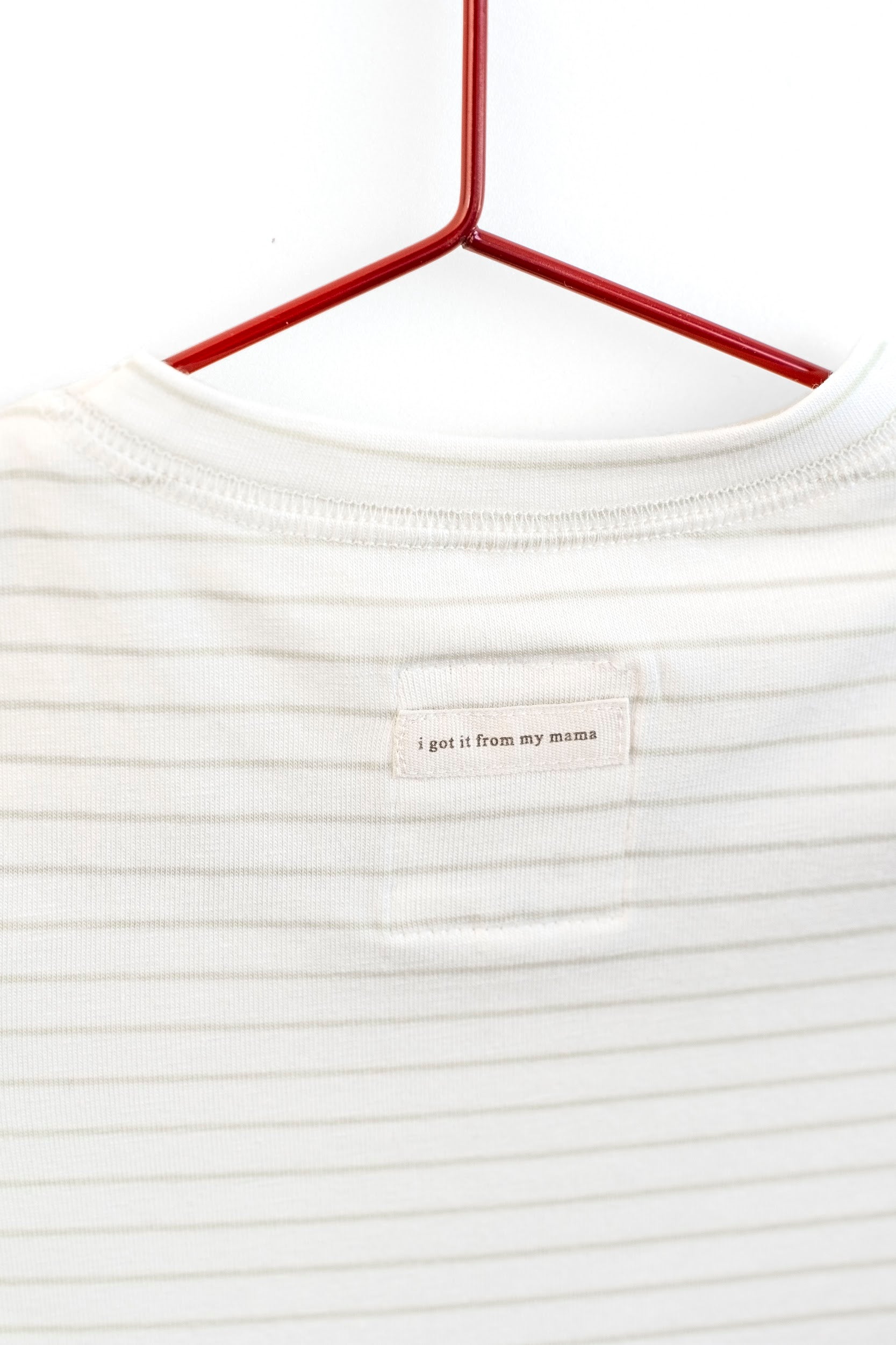 Grey Stripe Short Sleeve Tshirt