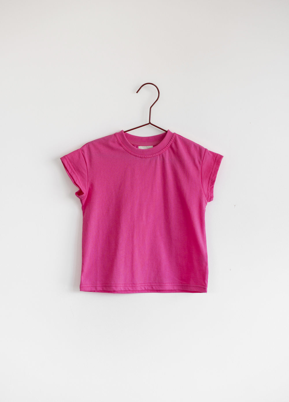 ■LMC■ DOLL GLOBE TEE hot pink 0LM45STS203HPK Plain Short Sleeve T-Shirt Hot Pink - Billion Creation