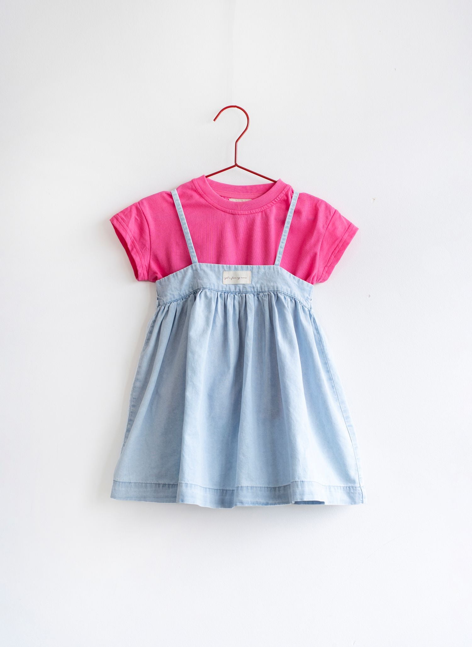 Lightweight Denim Strap Dress