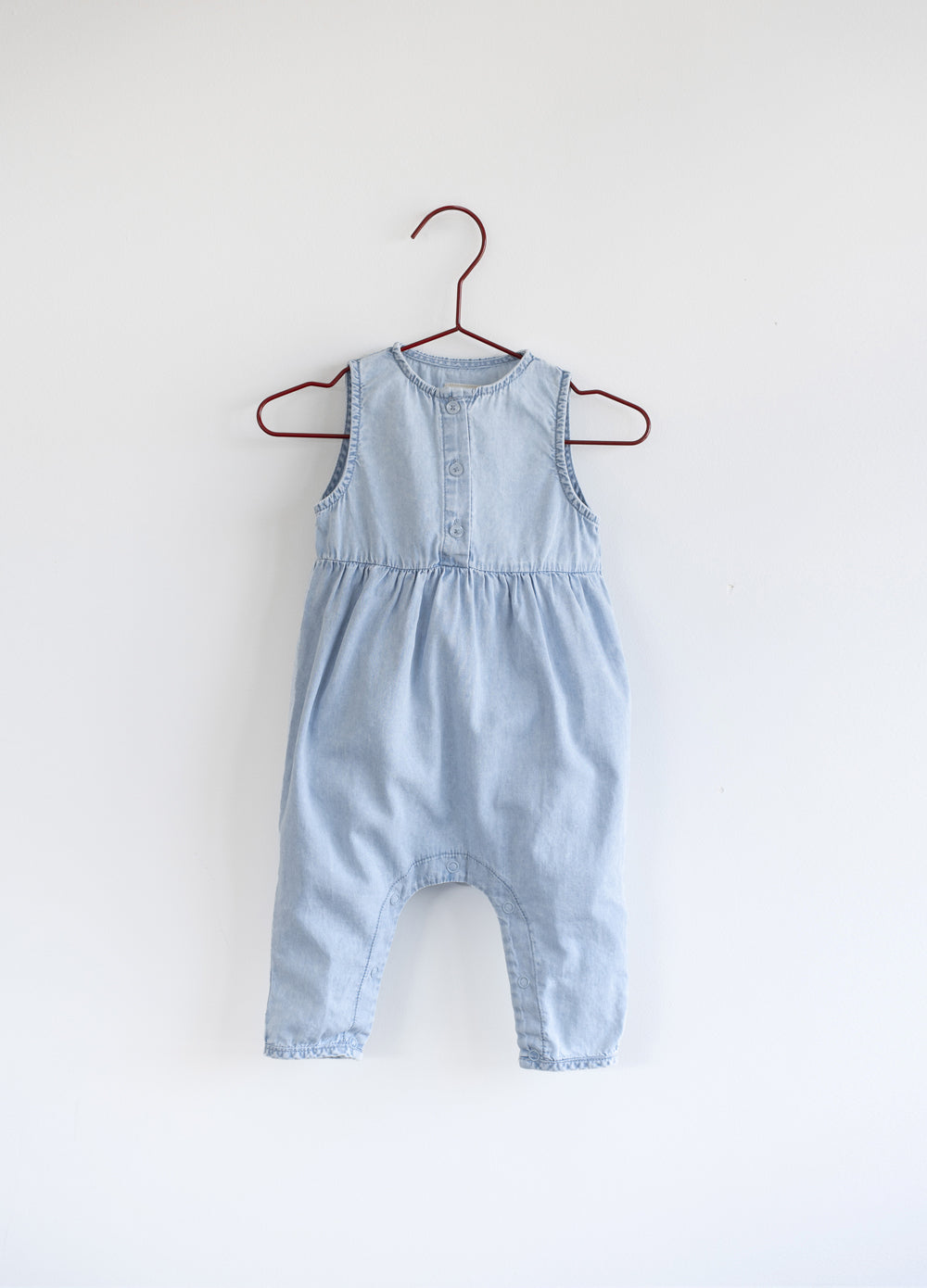 Lightweight Denim Playsuit