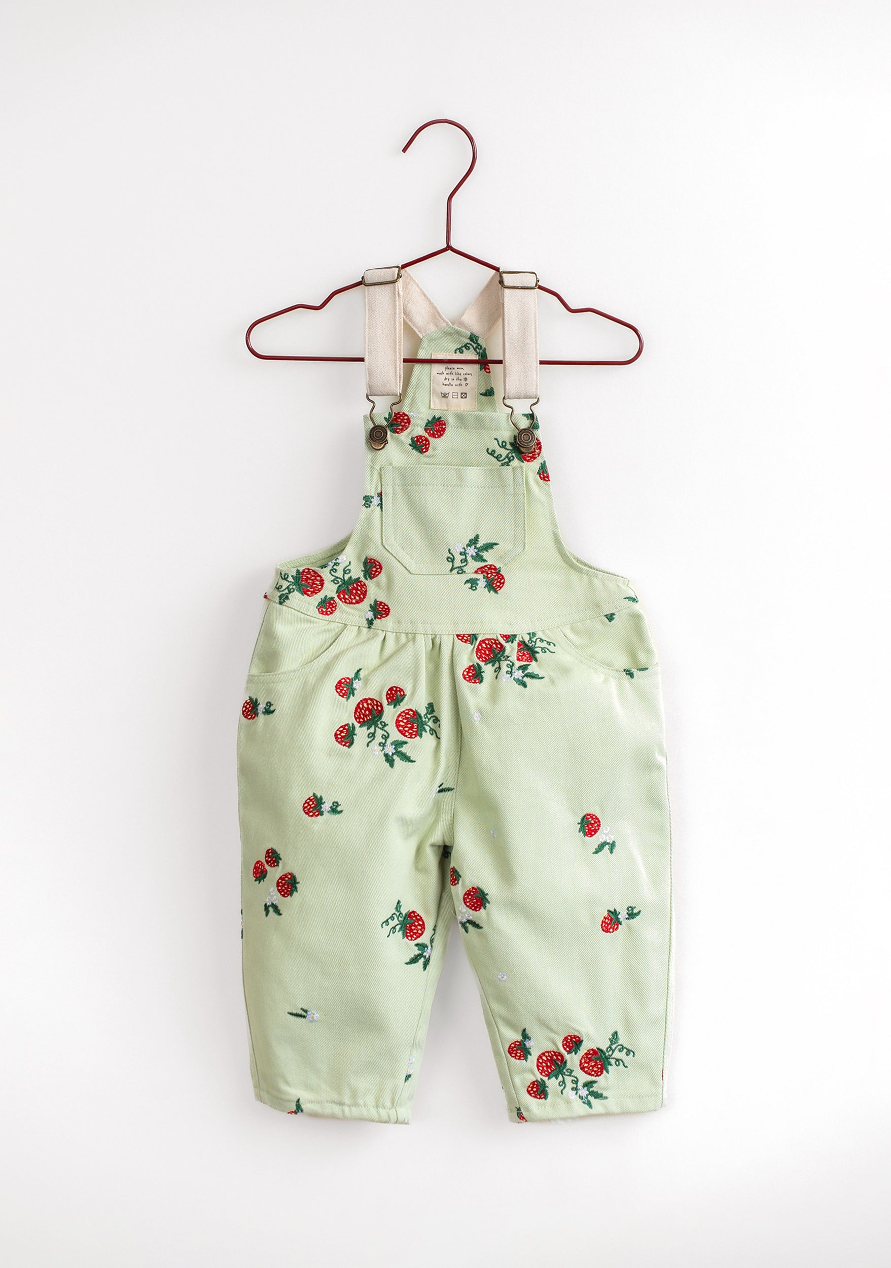 Strawberry Mint Overalls