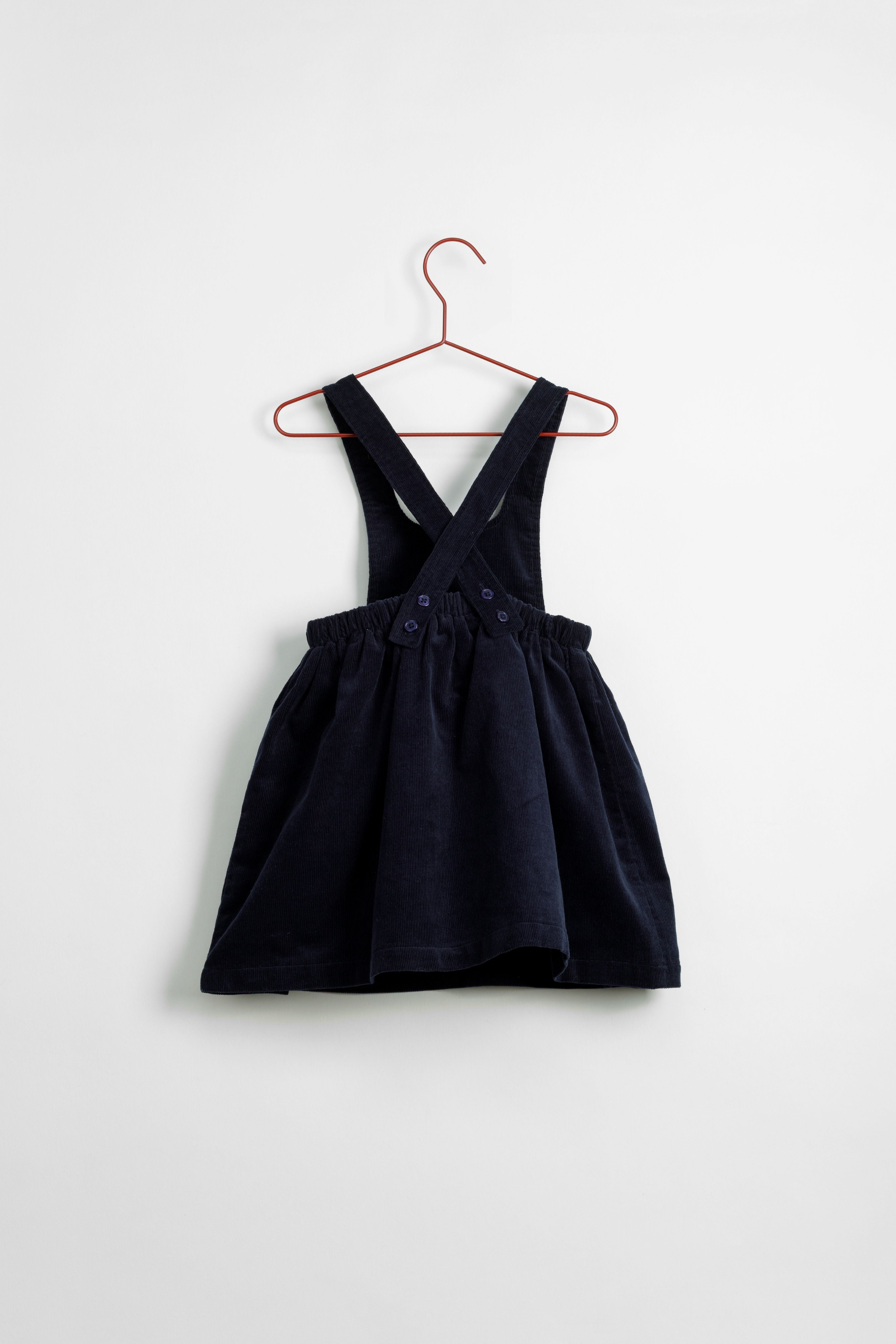 Navy Corduroy Dress