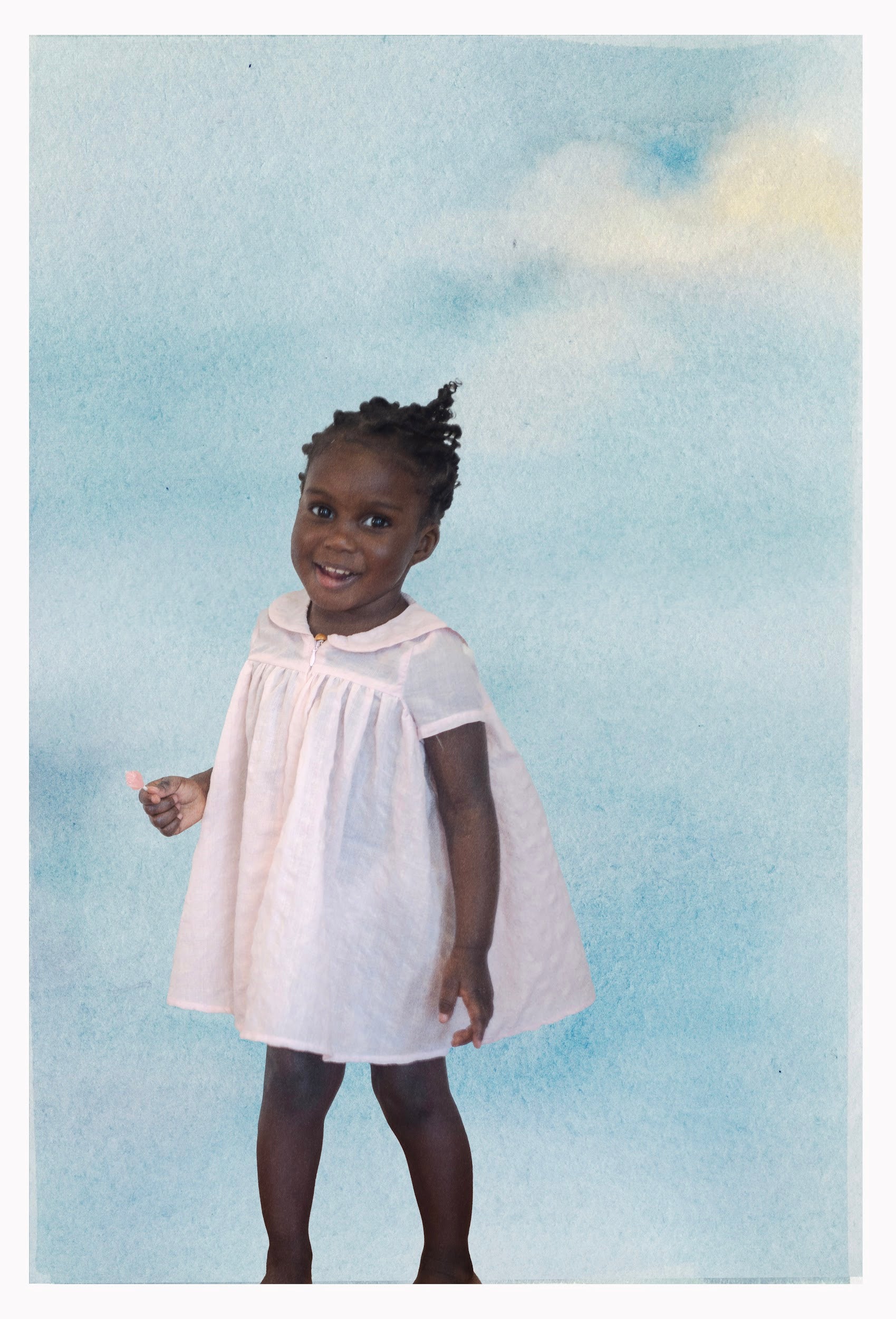 Pink Seersucker Dress