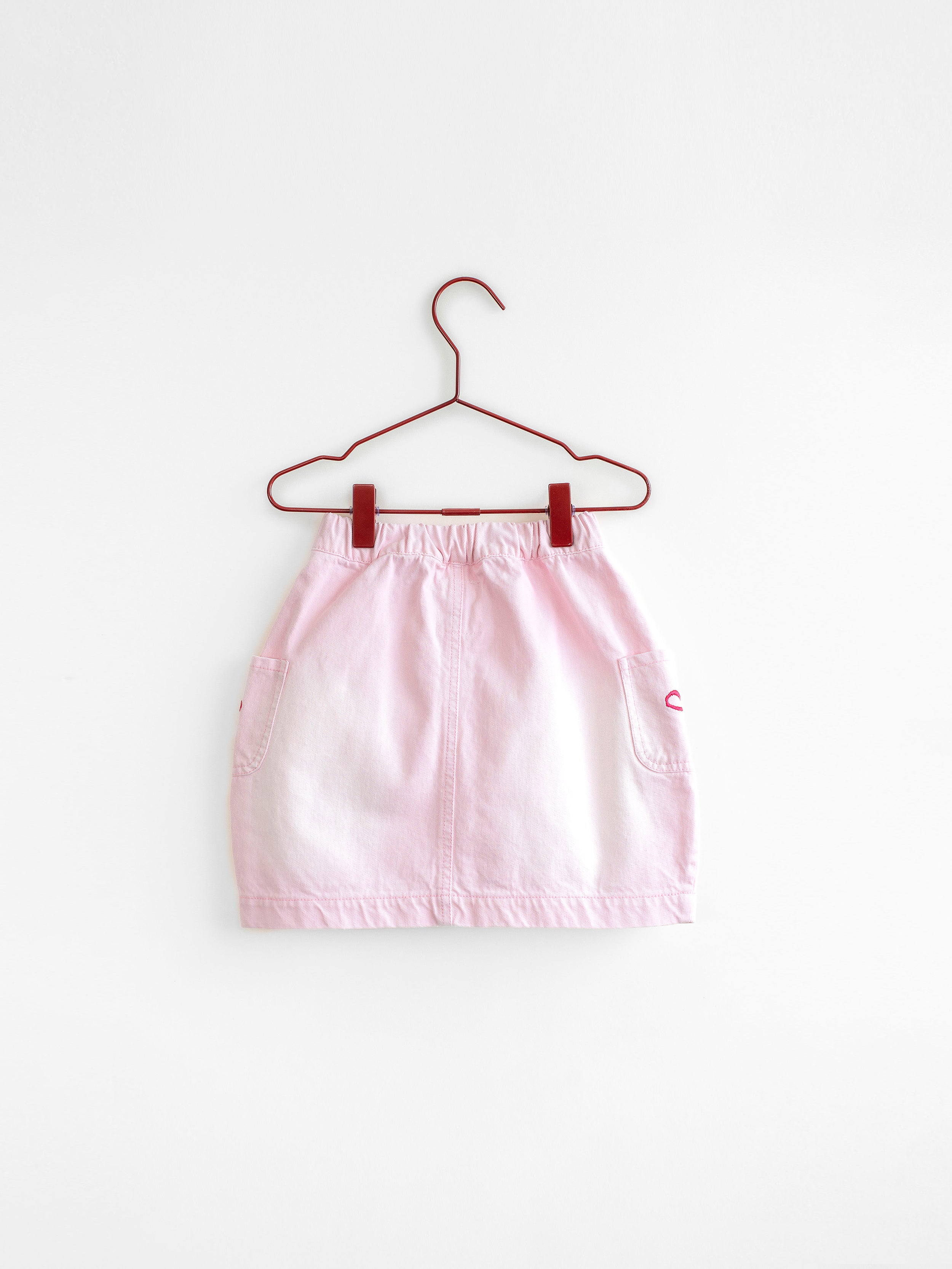 Pink Bow Barrel Skirt