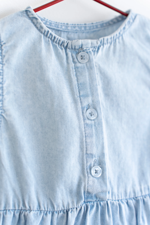Lightweight Denim Playsuit