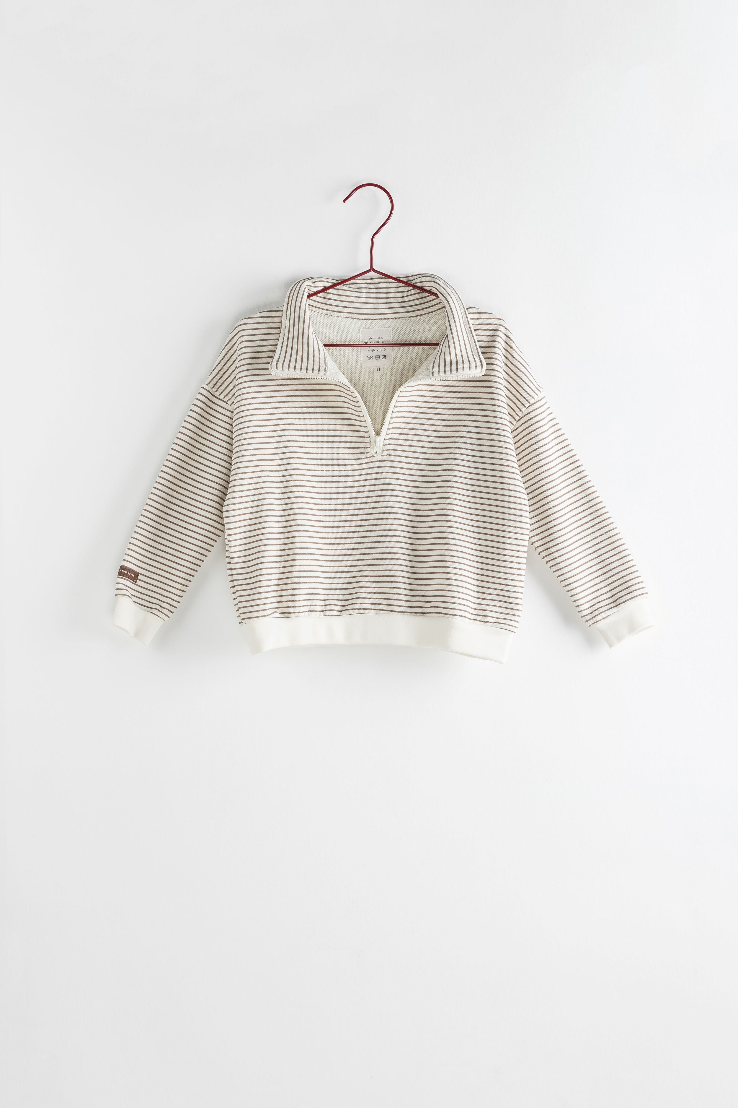 Stripe Half Zip