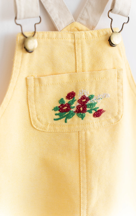 Yellow Denim Barrel Overalls Yellow Denim Barrel Overalls